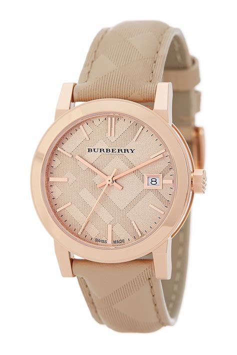 burberry the city analog leather watch|Burberry Watches .